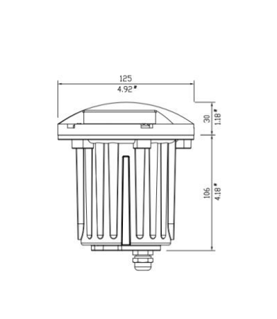 Bronze MR16 In-Ground Light I