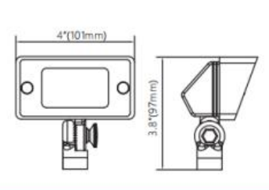 Adjustable Integrated Flood Light