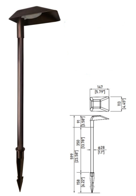 5W Integrated Path Light Fixture