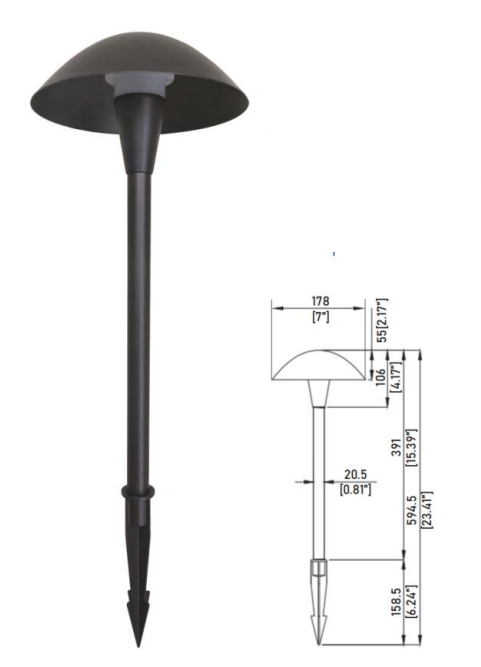 Integrated Path Light Fixture III