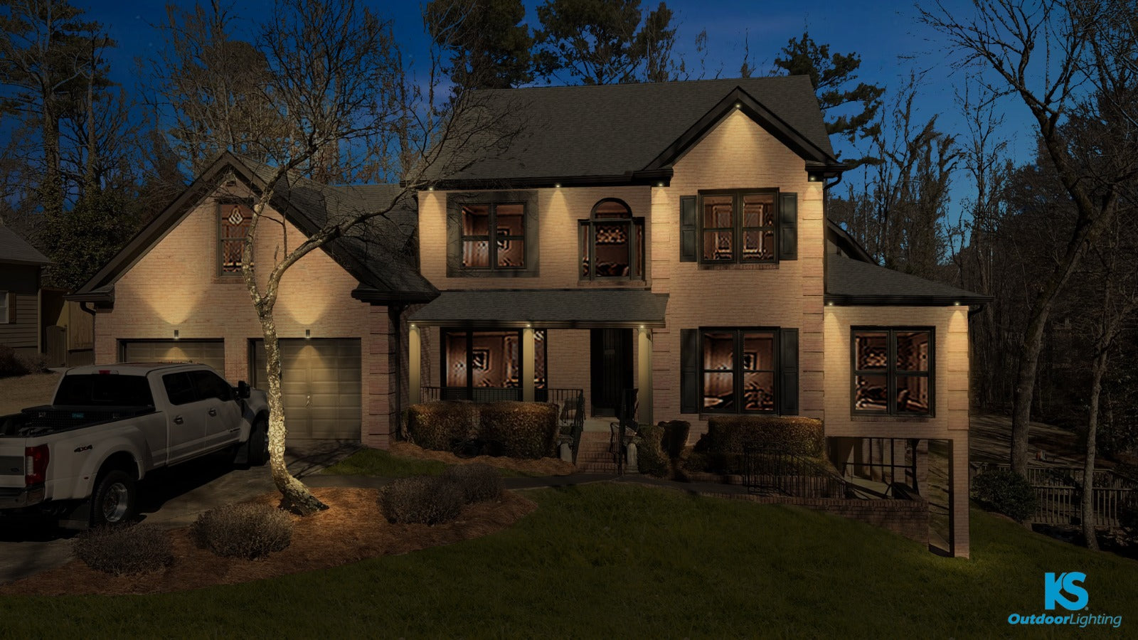 Outdoor Lighting Design and Rendering Services