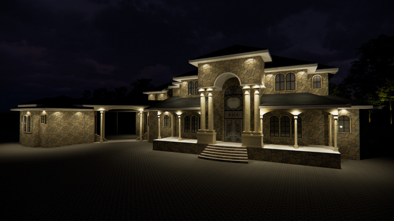 Outdoor Lighting Design and Rendering Services